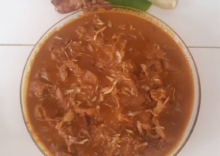 Resep Mudah Rendang Semarang ala si Mbo Enak Sempurna