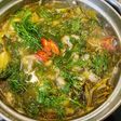 Canh hà/ hàu nấu dưa cải chua