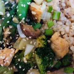 A picture of Ginger Miso Stir-fry - vegan.