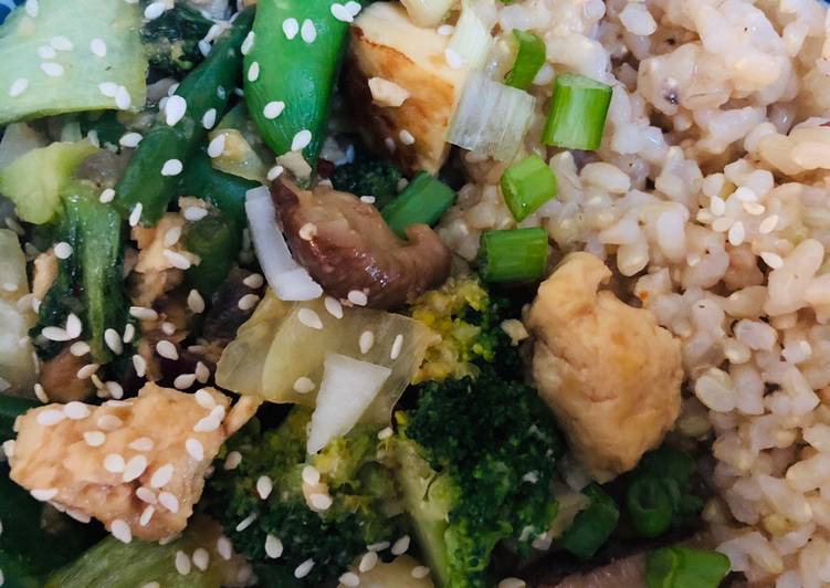 Ginger Miso Stir-fry - vegan