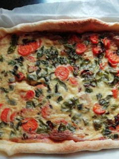 Una foto de Quiche de verduras light