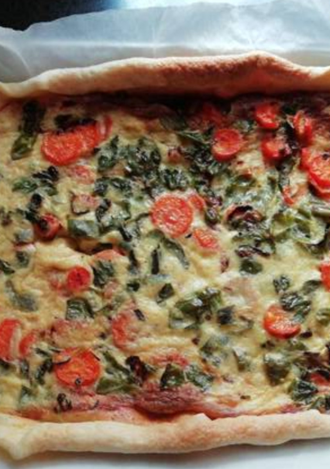 Una foto de Quiche de verduras light