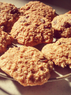 A picture of Oatmeal Raisin Cookies!.