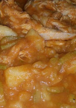 صورة لوصفة ايدام بالبطاطس و الكوسه