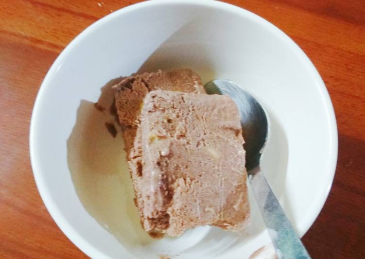 Simple Way to Prepare Perfect Choco Chikoo Ice-cream