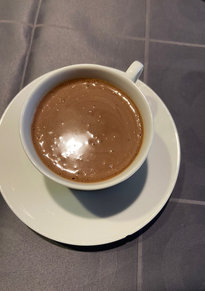 Una foto de Chocolate a la taza con Thermomix