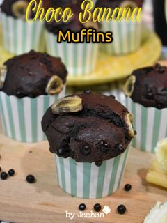 Foto resep Choco Banana MUFFINS