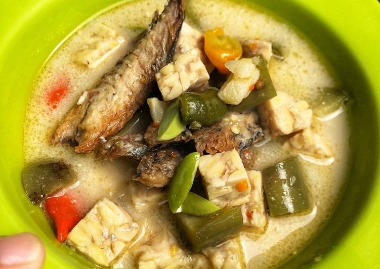 #10 sayur pedes dengan ikan pindang keranjang 🐠