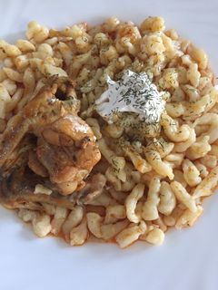 Glutén és tejmentes vajgaluska-nokedli recept fotója