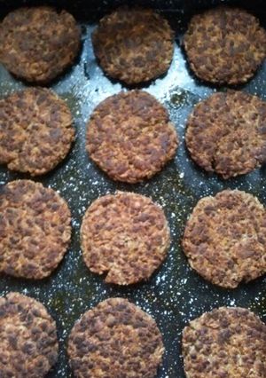 Una foto de Hamburguesas de soja saborizada (Sabor a pollo)