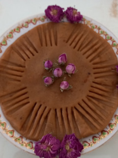 عکسی از دستور حلوای شیر و شیره خرما