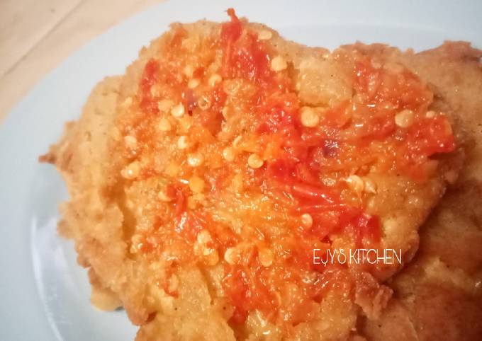 Resep Telur Krispi Geprek Oleh Ejys Kitchen Cookpad