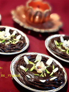 عکسی از دستور حلوا شیر خشک کاکائویی