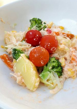 Foto resep Salad vegetarian (salad dressing with cashew nut)