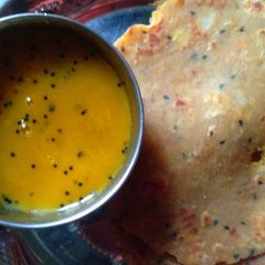 Dal Paratha A picture of Dal Paratha.