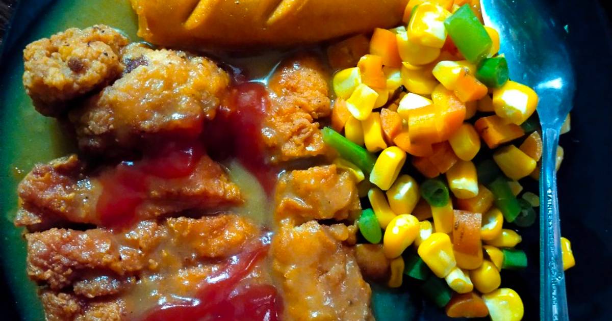 Resep Steak Ayam Ala Mama Kaka Oleh Mamah Kaka Cookpad