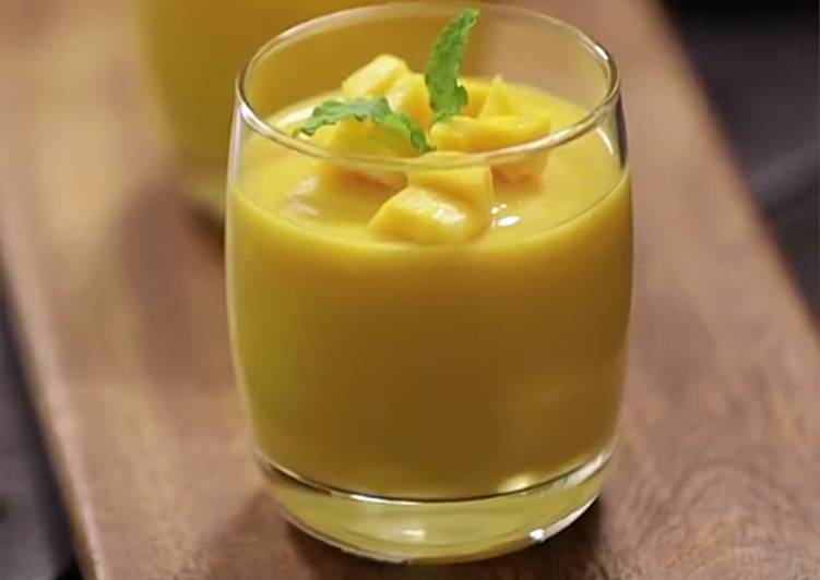 Yummy mango pudding iftar special