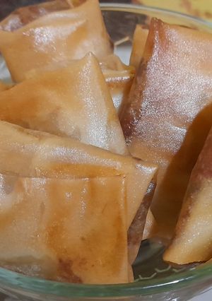 Foto resep Lumpia isi ayam suwir mercon