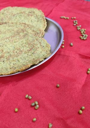 A picture of Green gram pancake.