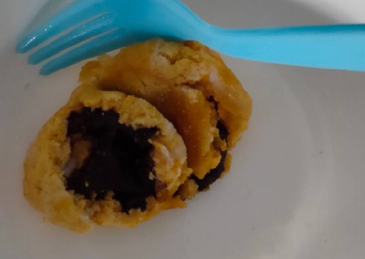 Resep Kabocha isi coklat, Bikin Ngiler