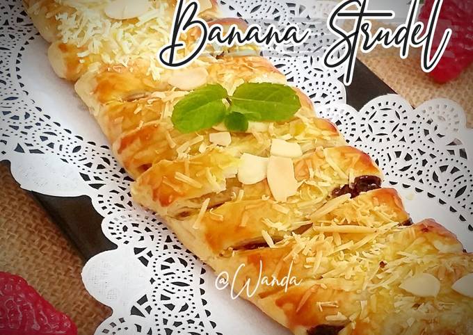 Banana Choco Cheese Raisin Strudel (versi oven tangkring)