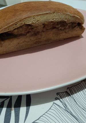 Una foto de Budín de banana con minipimer