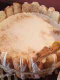 Charlota de mousse de horchata