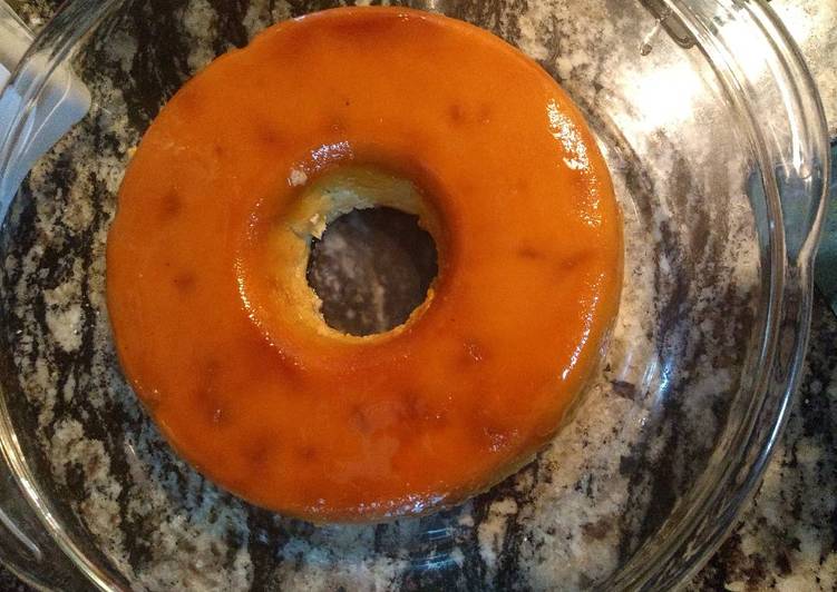 Pudim de batata doce e biomassa