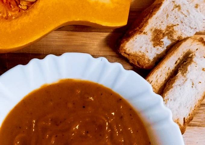 Homemade butternut soup