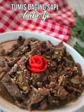 Tumis Daging Sapi Cabe Ijo