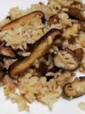 Arroz "Aproveitado" com Cogumelos Shitake
