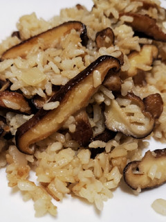 Foto de Arroz "Aproveitado" com Cogumelos Shitake