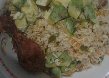 Easiest Way to Prepare Tasty Mothers Day Friedrice and Crispy Chicken
