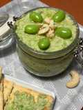 “Hummus” de edamame con anacardos, para llevar