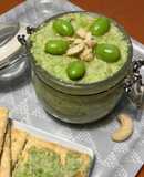 “Hummus” de edamame con anacardos, para llevar