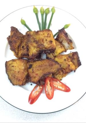 Hình của món Cá Đú một nắng nướng .