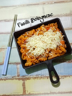 Foto resep Fusilli Bolognese