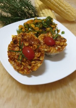 A picture of Masala Corn Muffins.