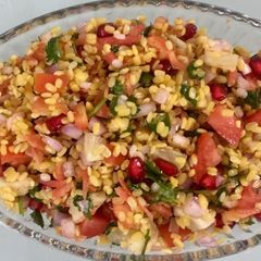 A picture of Split Moong Daal Chaat.