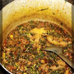 A picture of Vegetable stew(Efo.