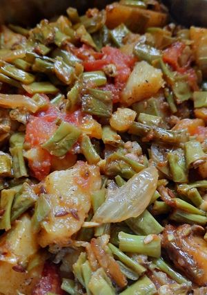 A picture of Beans ki sabji.