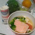 Salmon with brokoli tofu 1y