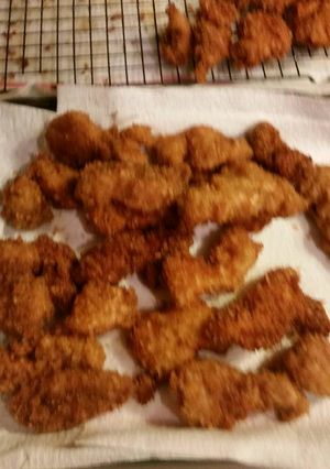 A picture of Potato Chip Chicken Tenders.
