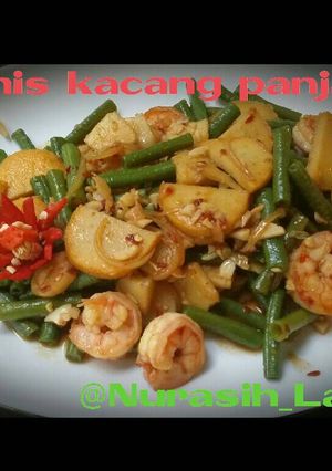 Foto resep Tumis kacang panjang