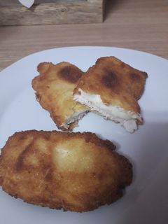 Una foto de Filetes villeroy o filetes con bechamel
