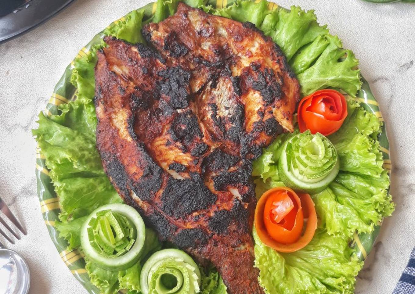 Ikan Nila Bakar Santan Sambal Dadak