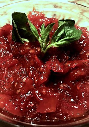 A picture of Sweet Tomato onion jam.