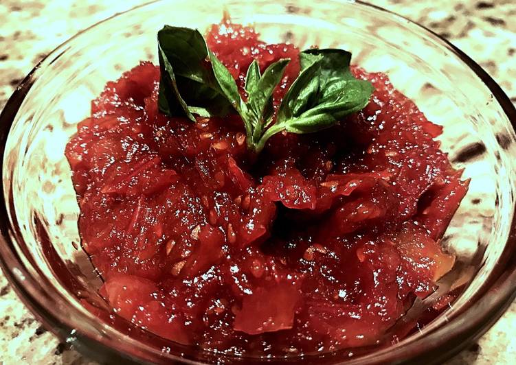 Steps to Make Award-winning Sweet Tomato onion jam