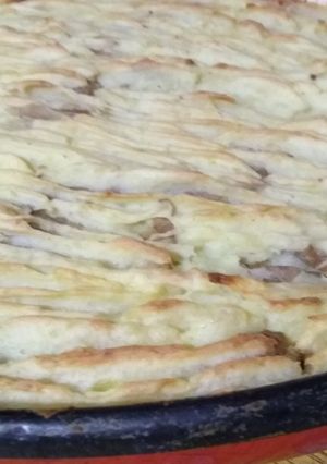 Una foto de Pastel de papas vegetariano (c/ soja texturizada)