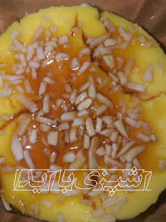 عکسی از دستور فرنی زعفرانی